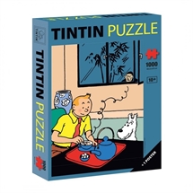Moulinsart - "Tintin Drikker The" Puslespil 1000 brikker
